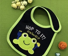 Baby Drool Bib, Colorful Absorbent Cotton Teething Towel, Waterproof Baby Bib