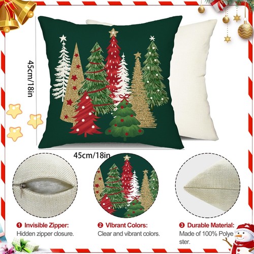 Christmas Tree Decoration Series Pillow Home Sofa Bedroom Seat Cushion Pillow - Picture 15 of 24