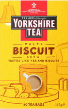 Taylors Of Harrogate Yorkshire Tea Malty Biscuit Brew - 40 Teabags 112g