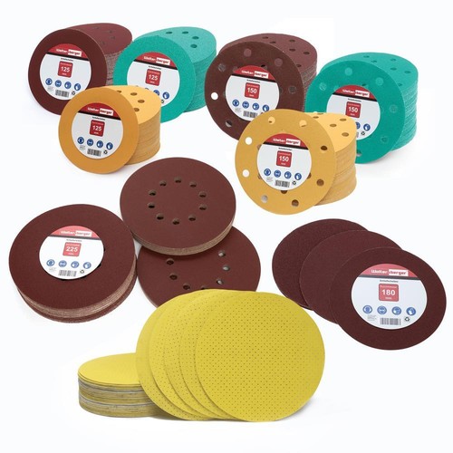 Woltersberger® 25 Stuks Slijpschijven Diameter 225 Mm, Korrelmaat P120 10 Gaten In Rood Schuurpapier Gipsplaten Schuurmachine Lange Nek Schuurgiraffe 686871534