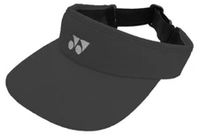 *NWT* WOMEN YONEX ADJUSTABLE "SPORTS VISOR" TENNIS. 100% POLYESTER (BLACK) W-441