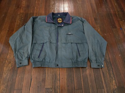 Vintage Early 1990s MV Sport Men's Sz XL Bush Hog Jacket, Full Zip, Hunter Green