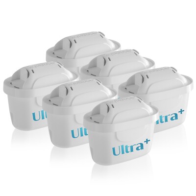 Premium Qualität Wasserfilter Kanne Kartusche für alle Brita Maxtra/Plus + 6 Stück