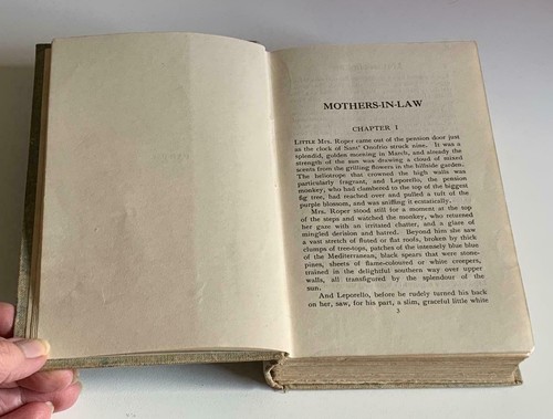 Mothers-In-Law by Baroness Von Hutten Hardcover Book First Ed First Print 1922 - Picture 11 of 11