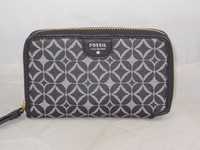 Fossil Black Multi Mimi Signature Print Phone Multi Function Wallet Swl1243 016 Fossil Black Multi Mimi Signature Print Phone Multi Function Wallet Swl1243 016