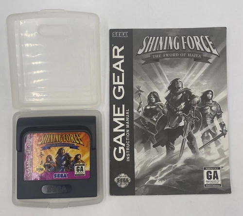 Shining Force: The Sword of Hajya (Sega Game Gear) - Game With Manual Tested