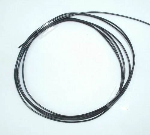 BLACK  600V wire, PVC 20 gauge, Mil-Spec. tinned tube amp hookup wire, 10 ft.
