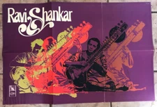 RAVI SHANKAR World Pacific  promo poster 20x30