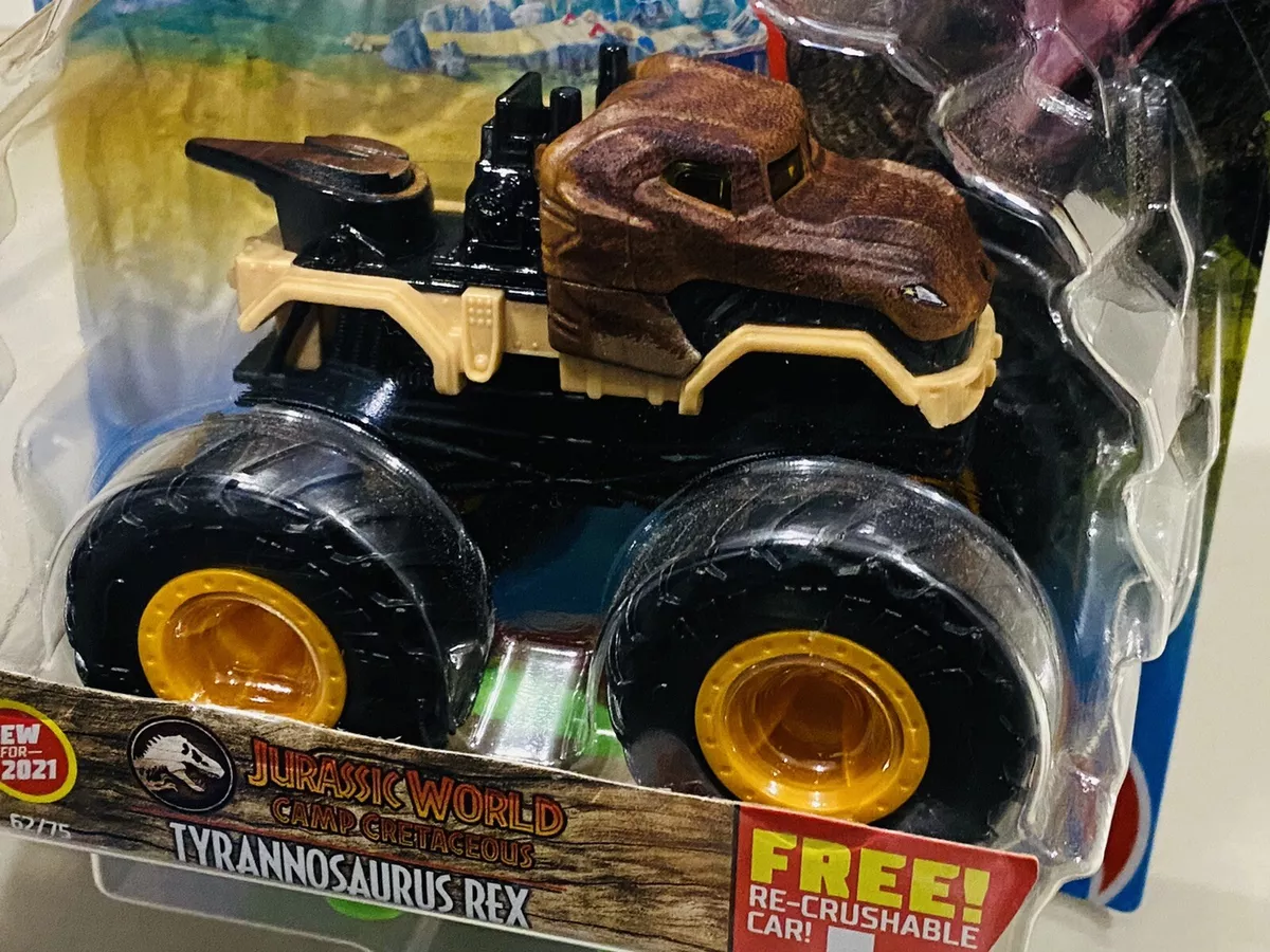 Tyrannosaurus Rex GIGANTESCO Jurassic World com Hot Wheels 