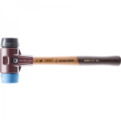 Halder Simplex Schonhammer TPE-SOFT- Gummi 30-50mm EH3012 versch. Größen  Hickor