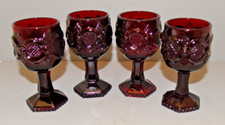 Avon 1876 Cape Cod Ruby Red Cordial Wine Gobl...