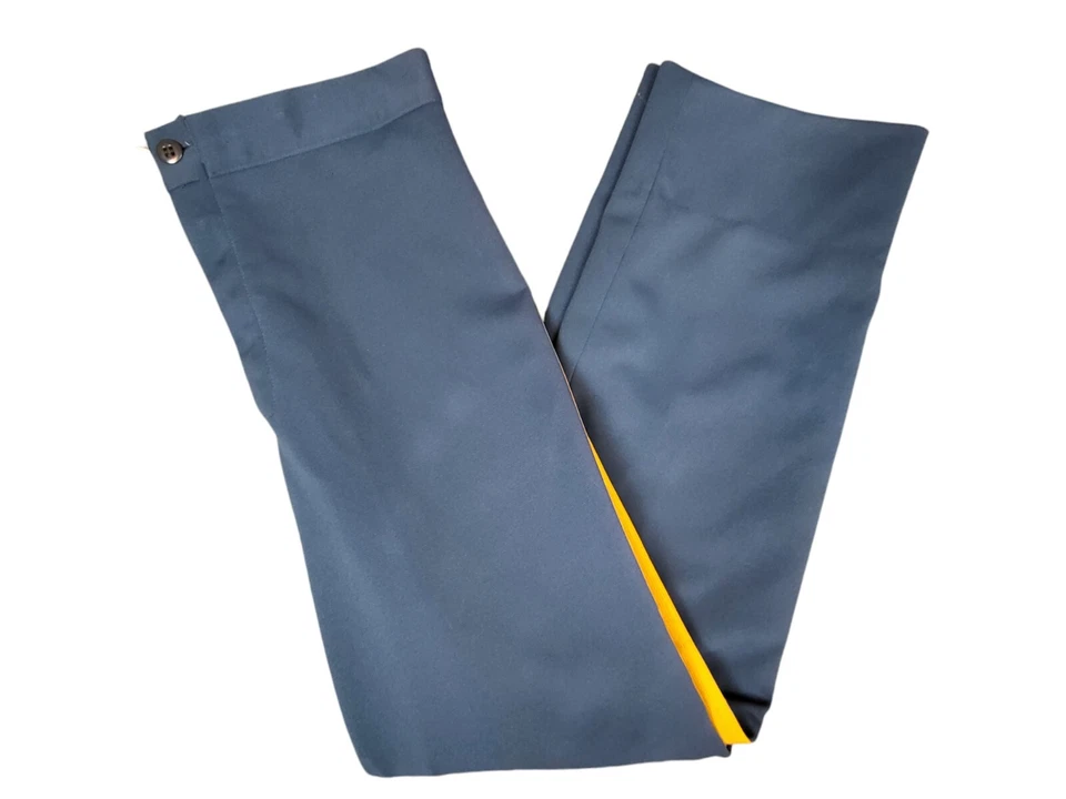 Pantalones azules Metro Goldwyn Mayer Unión Guerra Civil Vintage Renact ajuste a rayas 31/30 Foto 3 de 4