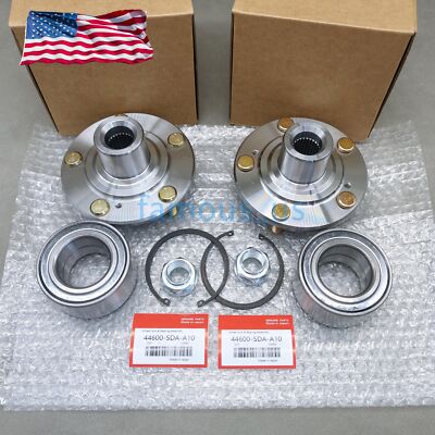 OEM Front Left & Right Wheel Hub Bearing Assembly for Honda Accord 05-07 Acura