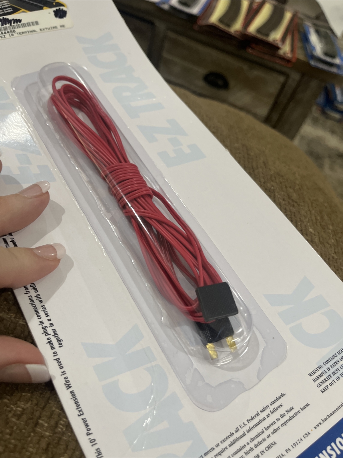 Bachmann - 10' Terminal Extension Wire Red HO NEW