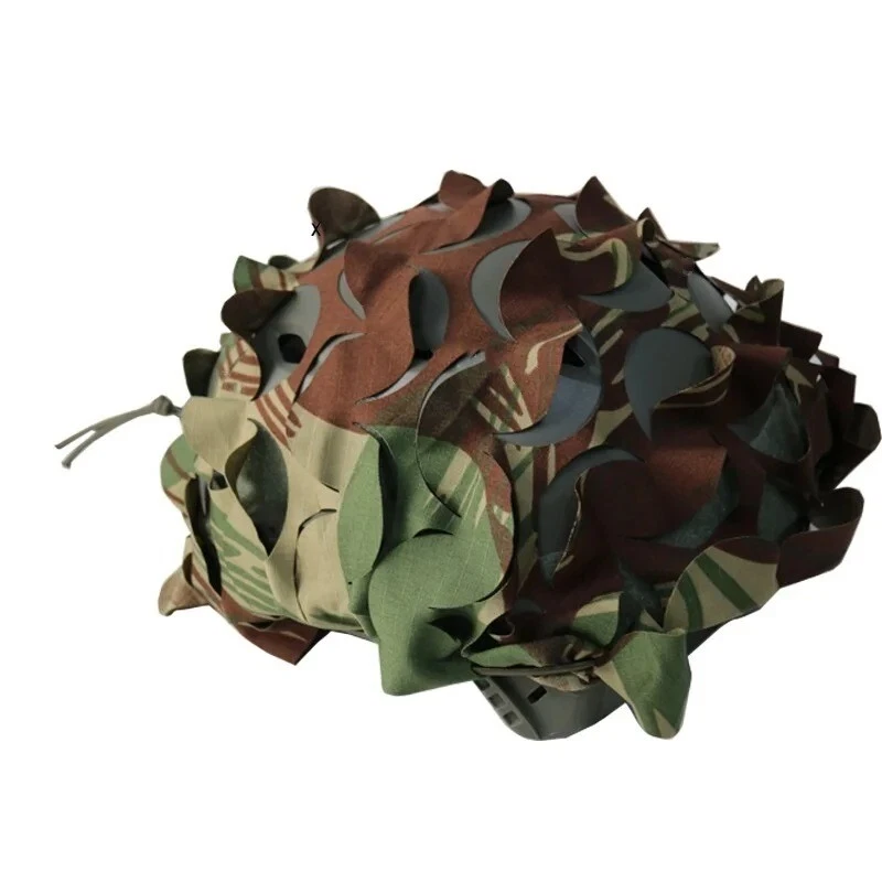 1PC 3D Helmet Cover Camouflage Cap Cloth Cover Tactical Equipment DIY Props - Image 3 of 4