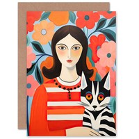 Matisse Moggie Lustige Helle Mama Karte Mit Katzenmotiv Geburtstagskarte