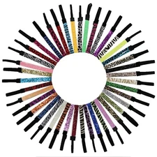 GLITTER HEADBANDS Glittery Sparkly Stretch Headband Softball & Sports SPARKLE