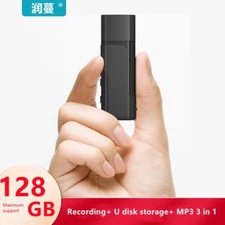 Portable Voice-activated Dictaphone USB flash drive Player voice sound recorder