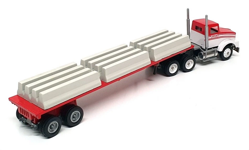 Camión y remolque Winross escala 1/64 27324 - Kenworth (Leffler) - rojo/blanco Foto 2 de 4