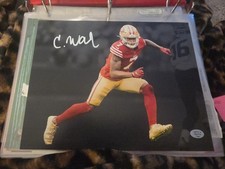 CHARVARIUS WARD SAN FRANCISCO 49ERS   SIGNED 8 X 10 PHOTO  - COA