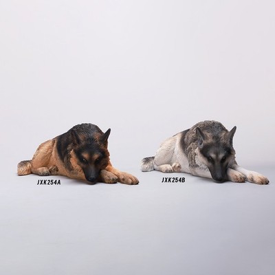 HiPlay JXK 1/6 Scale Reclining German Shepherd Animal Figure Ages 15+