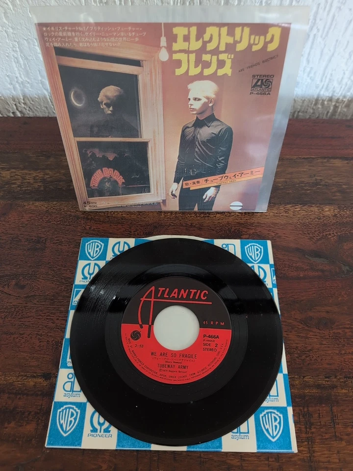 Gary Numan JAPAN 7" Single Vinyl lot Rare collection 8 x singles Atlantic - Bild 3 von 4