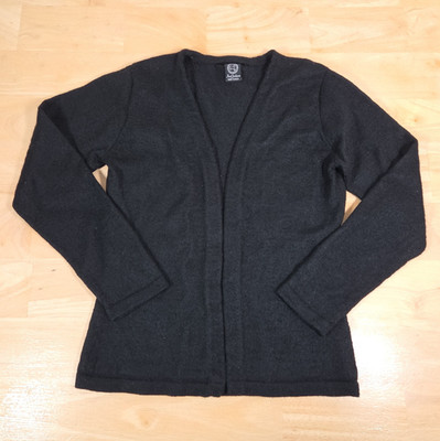Inca Fashions FITS Sz S-M Tag Sz L 100% Peruvian Baby Alpaca Cardigan SOFT