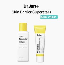 Dr. Jart Bundle Of 2 - Ceramidin Skin Barrier Serum Toner  Cream NEW