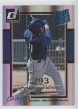 2014 Donruss Rated Rookie Silver Season Stat Line /293 Erisbel Arruebarrena 0w7