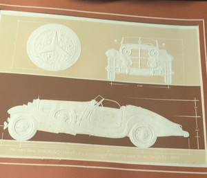 Mercedes-Benz 540K 1936/37 Vehicle Signed By Roy Williams