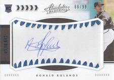 2020 Panini Absolute Baseball Blue Autographs: Pick from List
