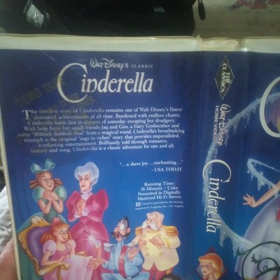 Ultra Rare Screener Black Diamond Cinderella (VHS Tape, 1988)