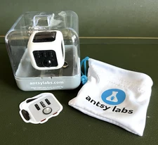 Original 2017 Kickstarter Antsy Labs Fidget Cube, All Black w/White Protector