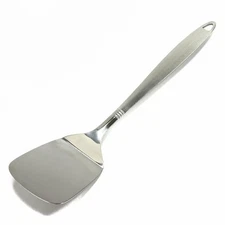 Chef Craft 12.5" Stainless Steel Solid Turner Spatula w/ Brushed Finish Handle