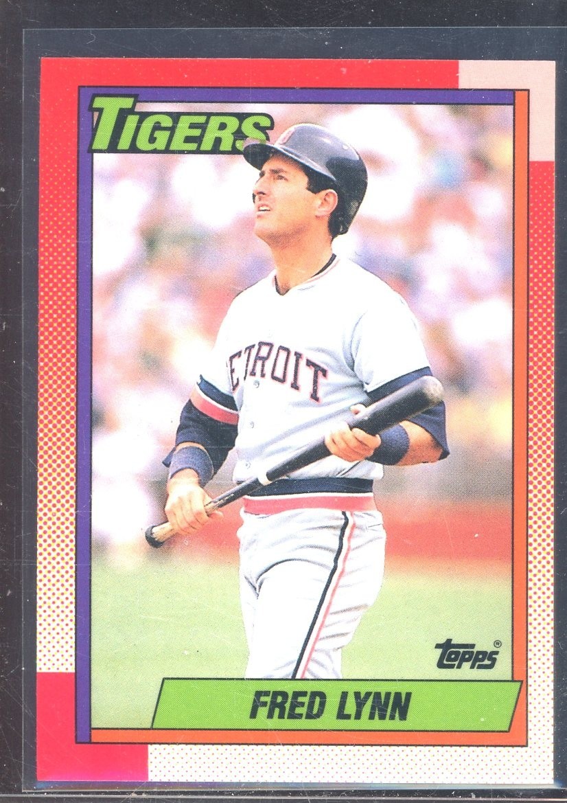 Fred Lynn 1990 Topps Tiffany #107 