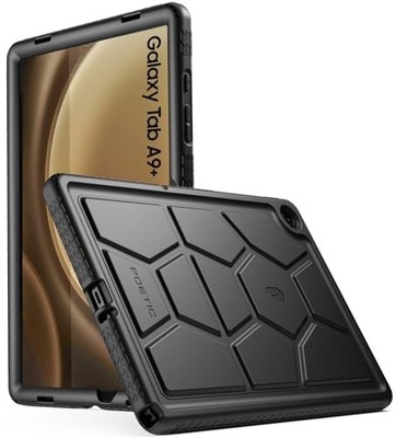 Case for Galaxy Tab A9 Plus 11-inch 2023 Shockproof Drop-Proof Silicone Black