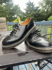 VTG ORIGINAL Dr. Martens Made in England Black Leather Lace-Up Oxford US 6