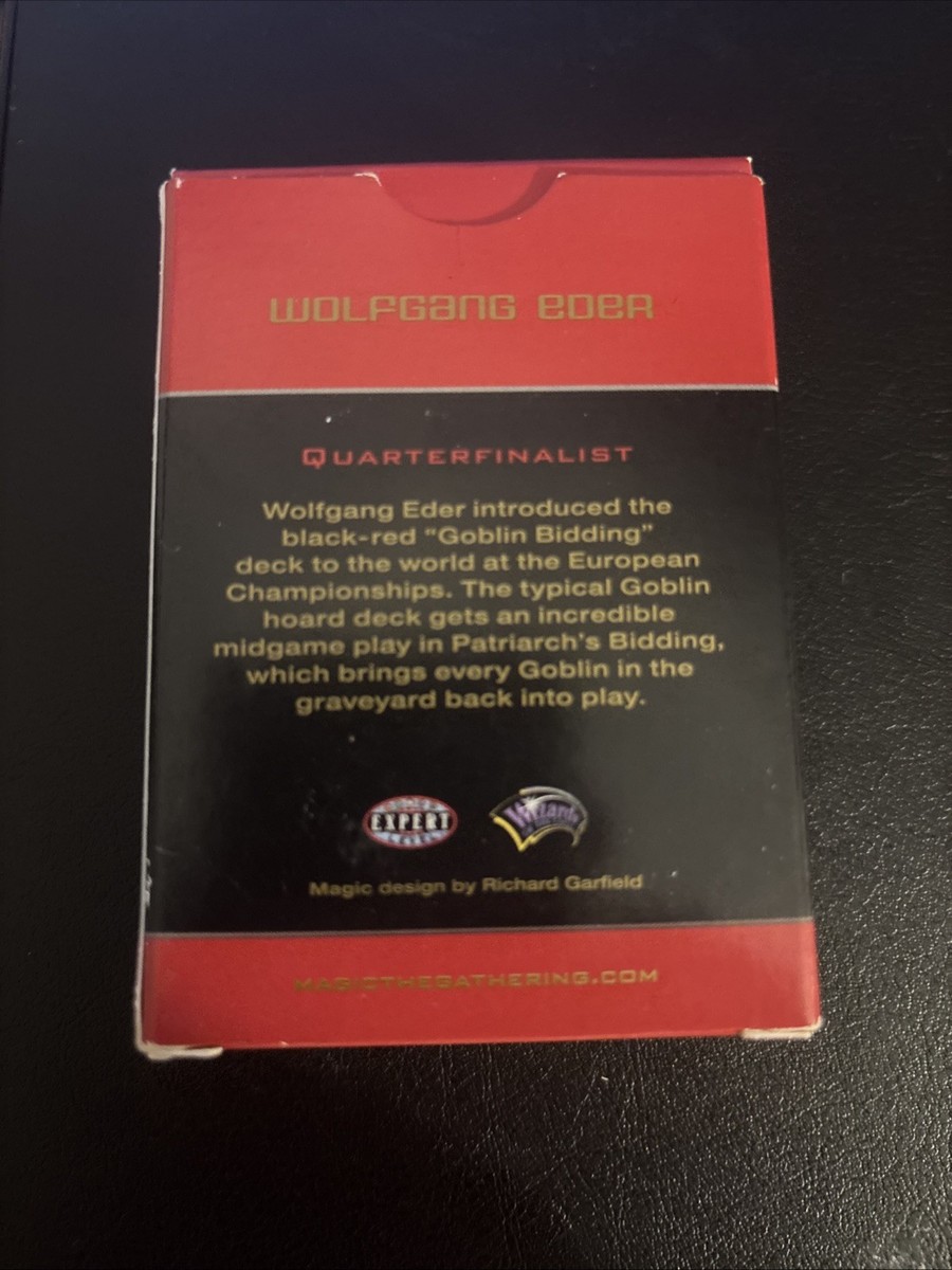 🔥 Magic the Gathering World Championship Deck 2003 Wolfgang Eder