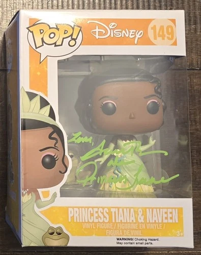 Anika Noni Rose signed Princess Tiana and Naveen Disney Funko Pop #149 with...