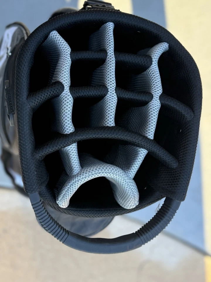 Callaway Premium Cart Bag, Black & Grey 14-way Golf Bag W 8 pockets & Rain Guard - Image 3 of 4