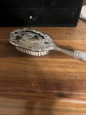 Vintage/Antique Decorative Silver Vanity Hair Brush