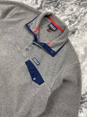 Vintage Patagonia Synchilla Fleece Jacket Snap T Pullover Men Size