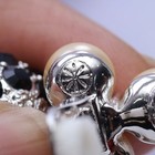 QVC Isaac Mizrahi Live Silvertone Sparkling Pave & Simulated Pearl Earrings — photo 5