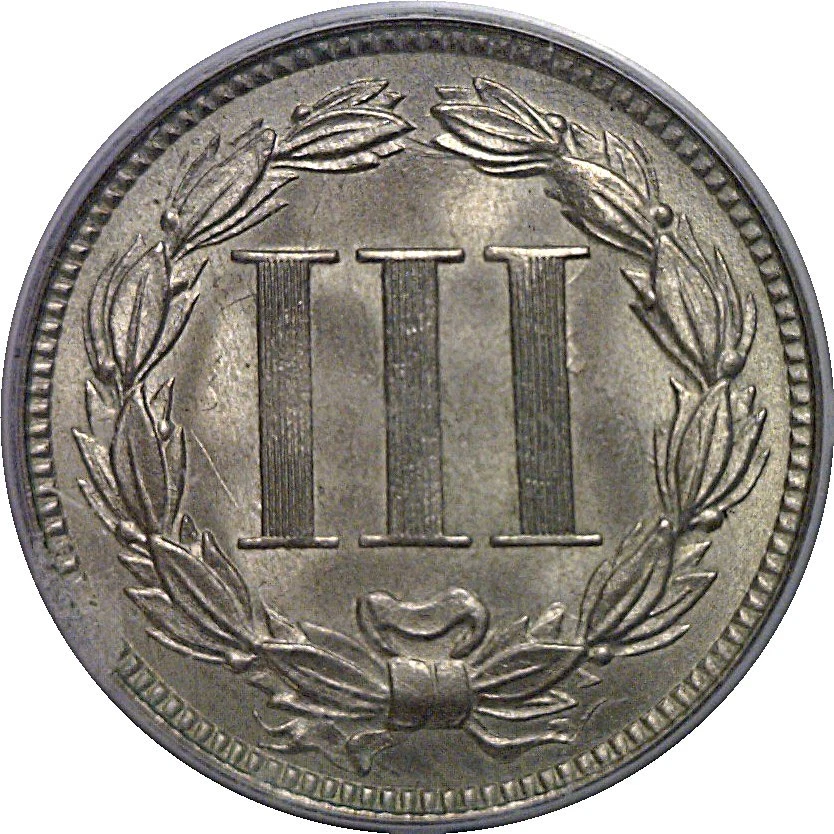 1871 3CN Nickel Three Cent PCGS MS-65 - Image 3 of 3