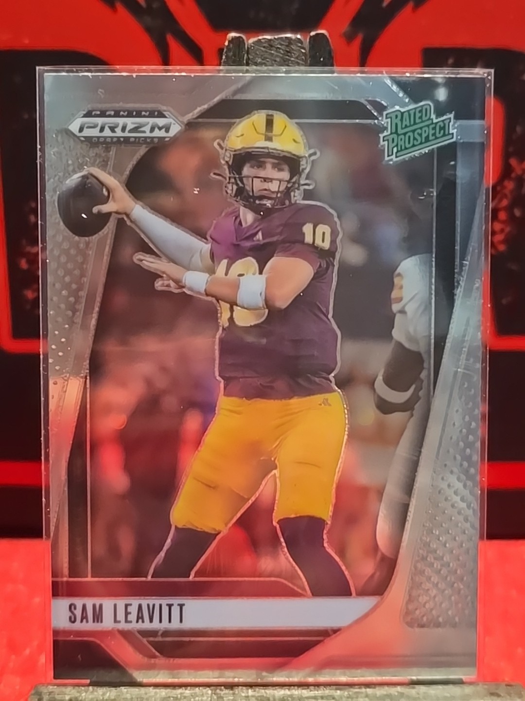 2025 Prizm Draft Picks Sam Leavitt #6 Sun Devils