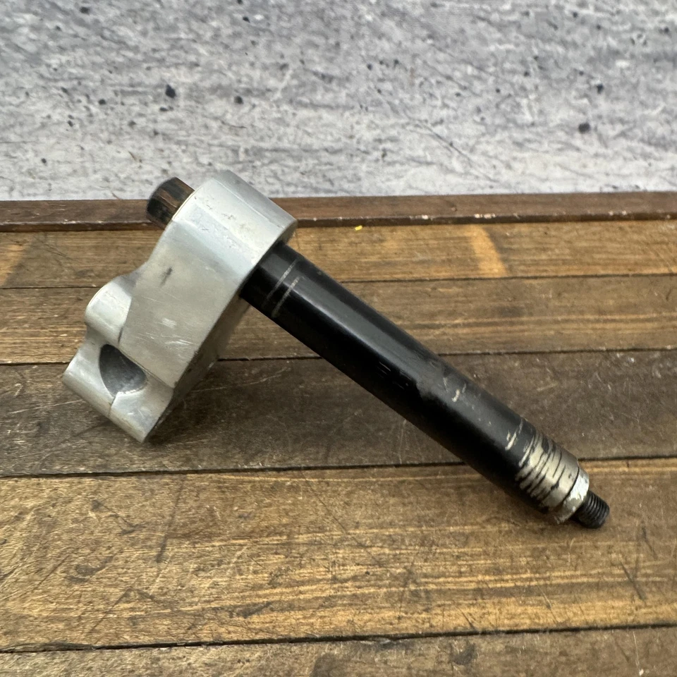 Vástago de pluma BMX Powerlite vintage 1" 21,1 mm Old School 1 pulgada plateado negro Foto 3 de 4