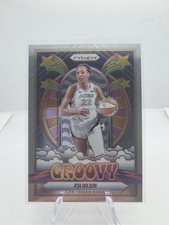A'JA WILSON 2025 Panini Prizm WNBA Groovy #1 Las Vegas Aces MVP