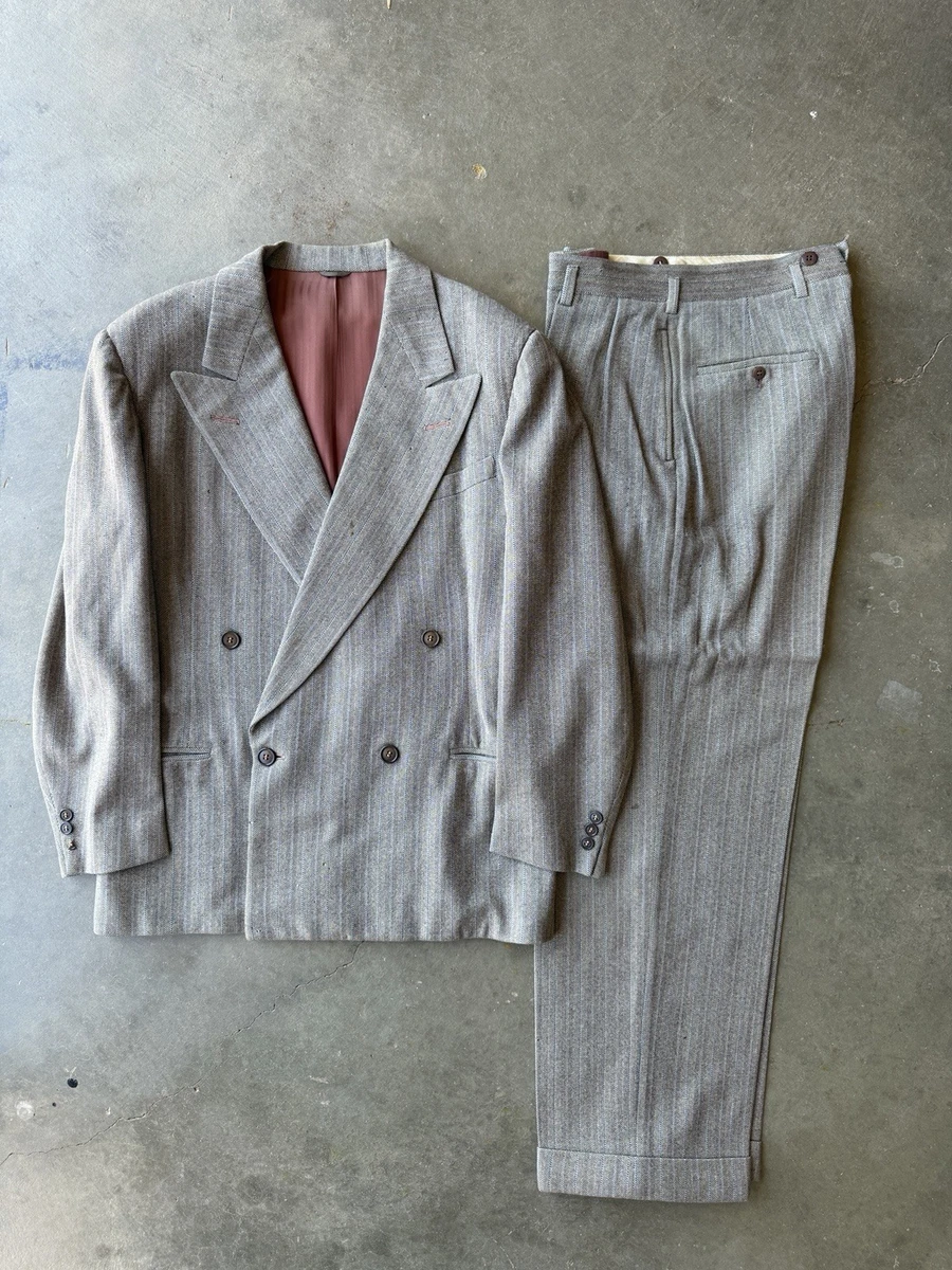 Vintage Double Breasted Suit In Men's Vintage Suits for sale | eBay