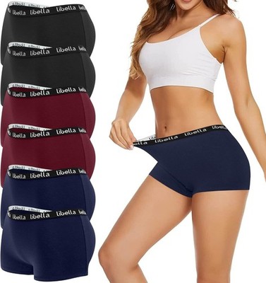 Damen Baumwolle Unterwäsche 6er Pack Stretch Panties Hipster Mehrpack