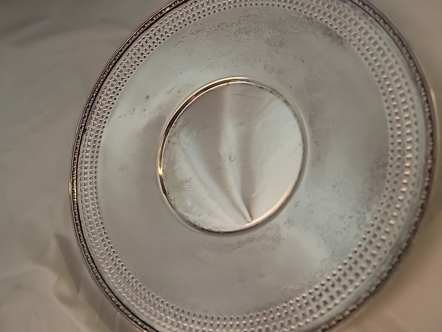 Vintage Sheffield Pierced SP Apollo Bowl Superior Pierced SP Dish Set 